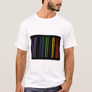 Colour Barcode – Digital Aesthetic T-Shirt