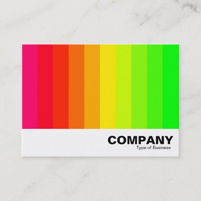 Colour Bars 02 Business Card (Front)