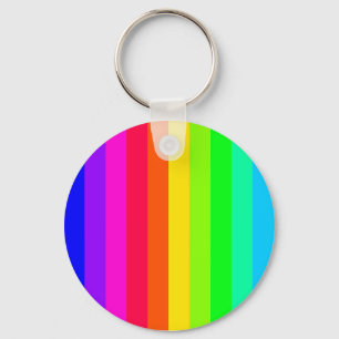 Colour Bars 03 Key Ring