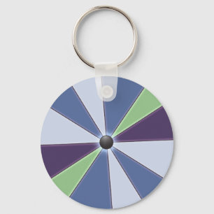 Colour Beams Blue Key Ring