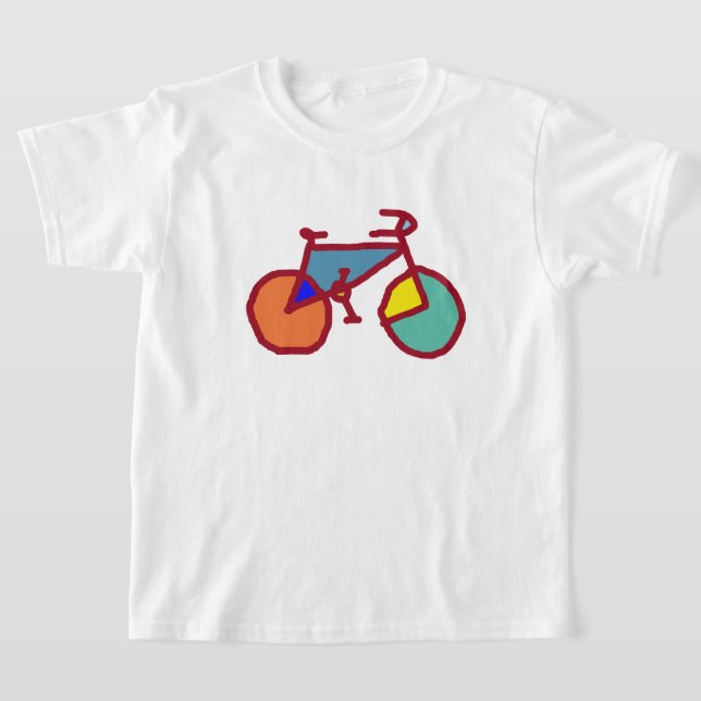 Colour Bicycle for Kids T-Shirt (Laydown)