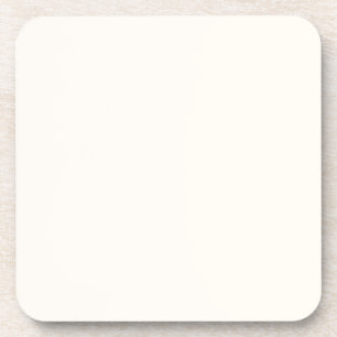colour blanched almond coaster