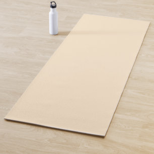 colour blanched almond yoga mat