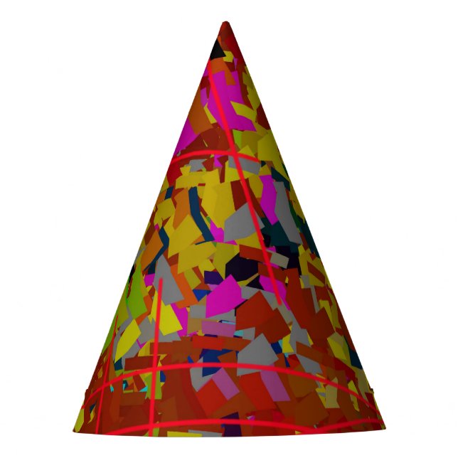 Colour Blast party hats (Front)