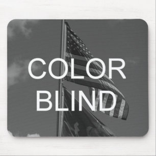 Colour Blind Greyscale Flags Mouse Pad