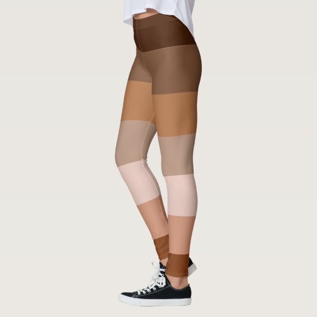 Colour blind love rainbow - no logo leggings (Left)