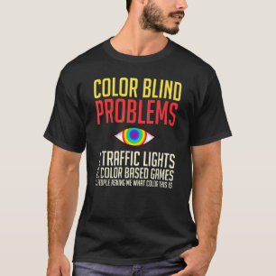 Colour Blind Test Glasses Visions T-Shirt