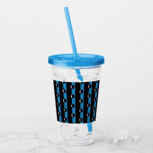 Colour Block Circle Acrylic Tumbler