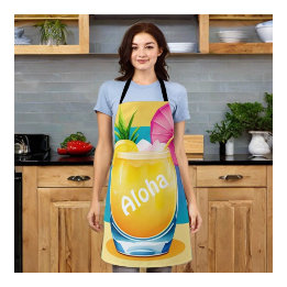 Colour Block Cocktail customisable Apron