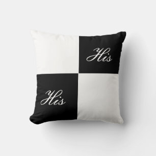 Colour Block Pillow His