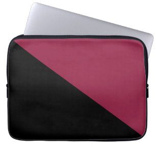 Colour Block Tablet Case (Black & Berry Red)