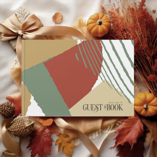 Colour Block Wedding Autumn ID740 Guest Book