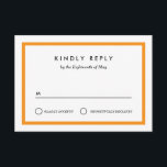 Colour block Wedding RSVP<br><div class="desc">Classic and modern rsvp card design that can be personalised with your text.</div>