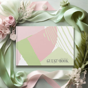 Colour Block Wedding Spring ID740 Guest Book