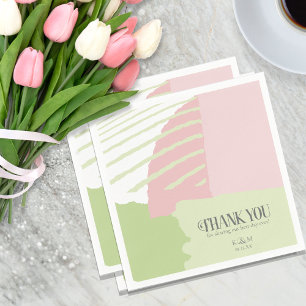 Colour Block Wedding Spring ID740 Napkin