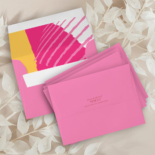 Colour Block Wedding Summer ID740 Envelope