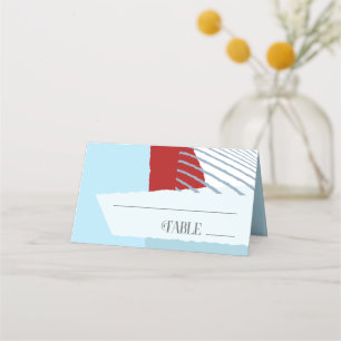 Colour Block Wedding Table Winter ID740 Place Card