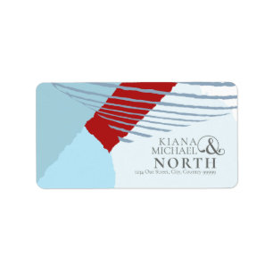 Colour Block Wedding Winter ID740 Label