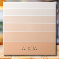 Colour Blocks Peach Fuzz | Elegant Name