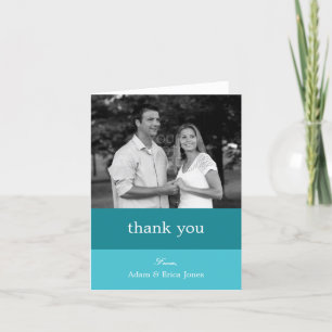 Colour Blocks Thank You Cards (Turquoise)