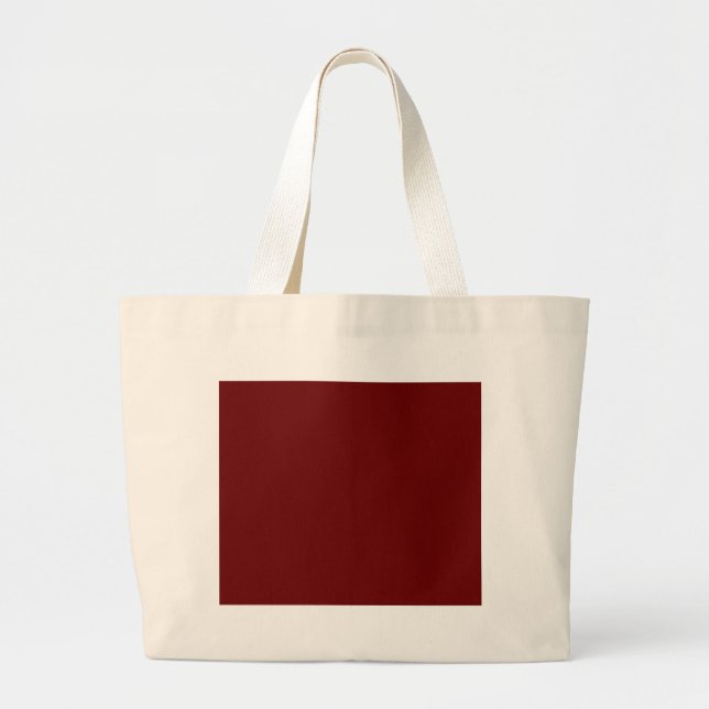 colour blood red large tote bag (Front)