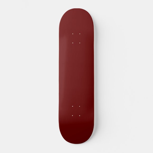 colour blood red skateboard (Front)
