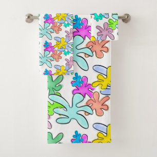 Colour Burst Bath Towel Set