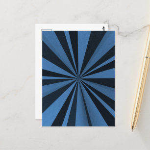 Colour Burst - Blue Postcard