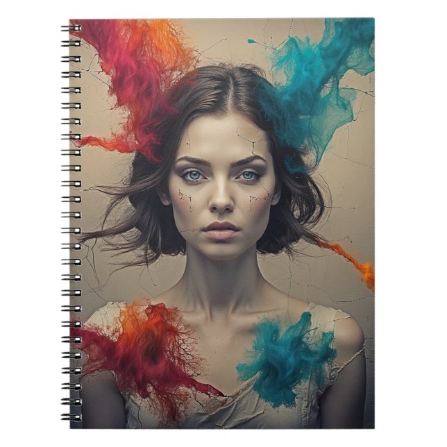 Colour Burst Muse Notebook (Front)
