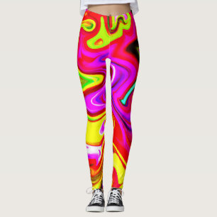 Colour Burst Pattern Leggings