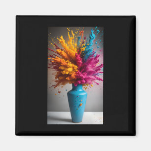 Colour Burst Sticker  Magnet