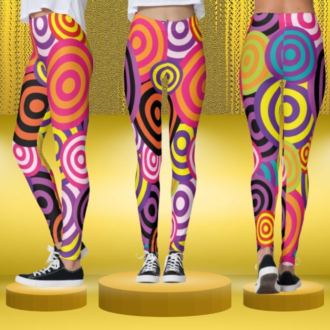 "Colour Burst Target Leggings" Leggings (Creator Uploaded)
