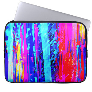 Colour Bursting Pattern Laptop Sleeve