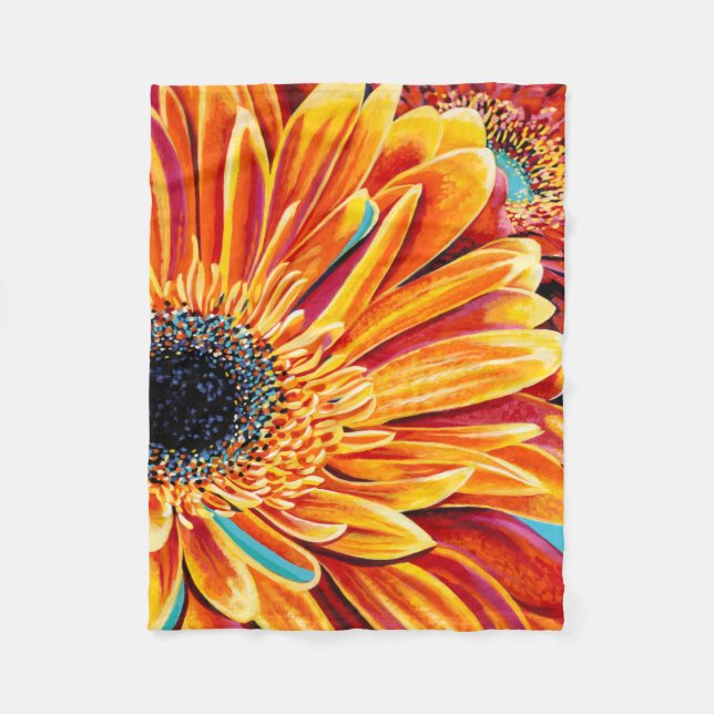 Colour Bursts II Fleece Blanket (Front)