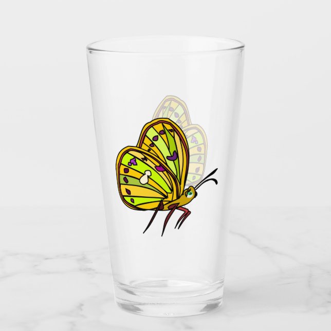 Colour Butterfly Glass (Front)