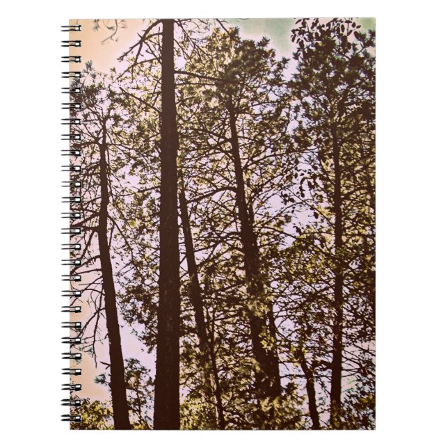 colour by the trees spiral notebook (Front)