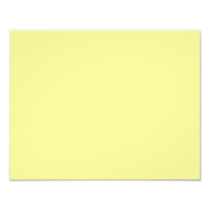 colour canary yellow photo print