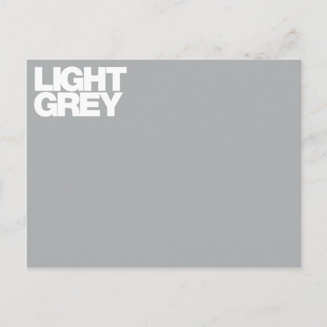 Colour Card light grey (Front)
