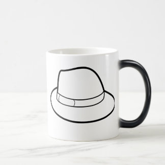 Colour Changing Heat Sensitive Fedora Hat Mug