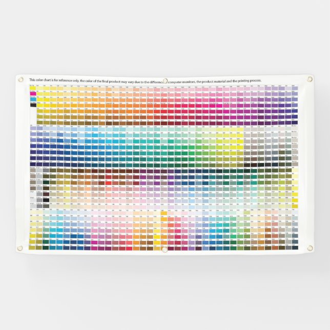 colour chart banner (Horizontal)