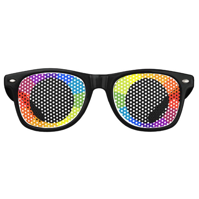 colour chart retro sunglasses (Front)