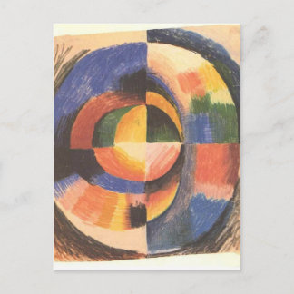 Colour circle by August Macke Postcard