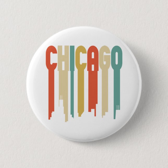 Colour City - Chicago 6 Cm Round Badge (Front)