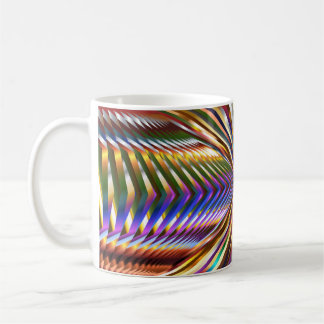 Colour Colour Illusion Rainbow Blue Green Gold Coffee Mug