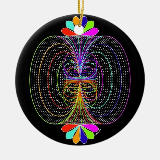 Colour Complements Ceramic Tree Decoration (Front)