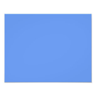 colour cornflower blue photo print