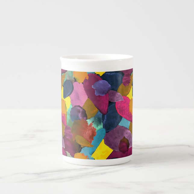 Colour crash 3 bone china mug (Front)