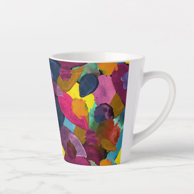 Colour crash 3 latte mug (Right)