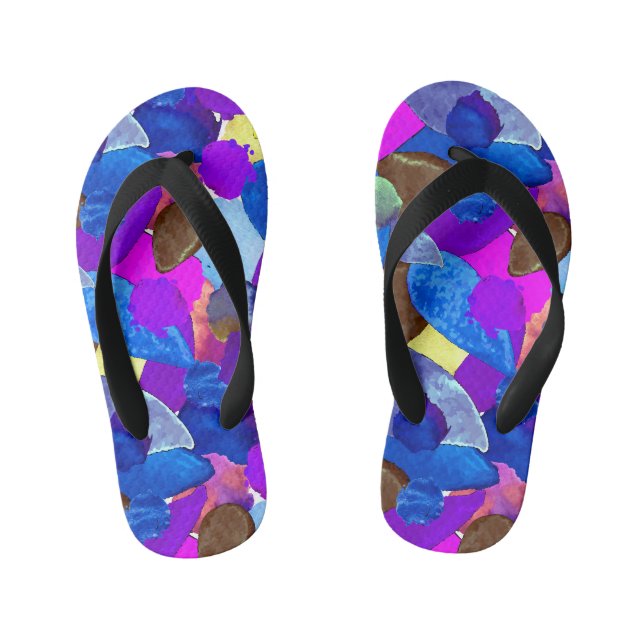 Colour crash 4 kid's jandals (Footbed)