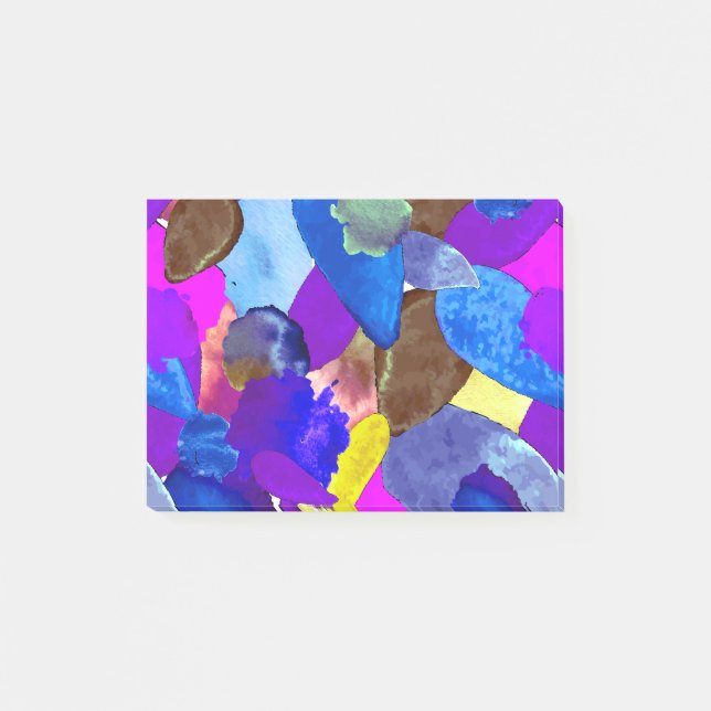 Colour crash 4 post-it notes (Front)